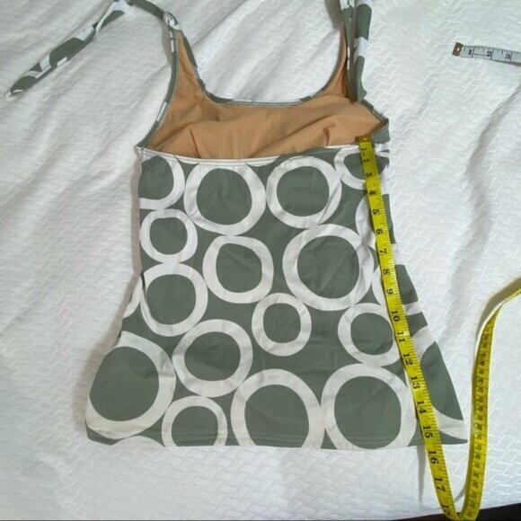 Modbe Modest Swim halter Tankini Mermaid Top Medium - Picture 11 of 12
